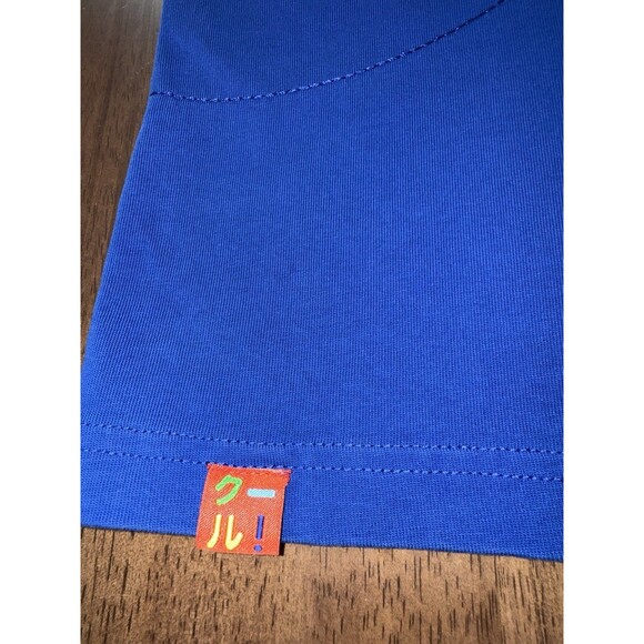 VC Playcool Blue T-Shirt M Embroidered Graphic Butterfly Tee Harajuku - Picture 6 of 14